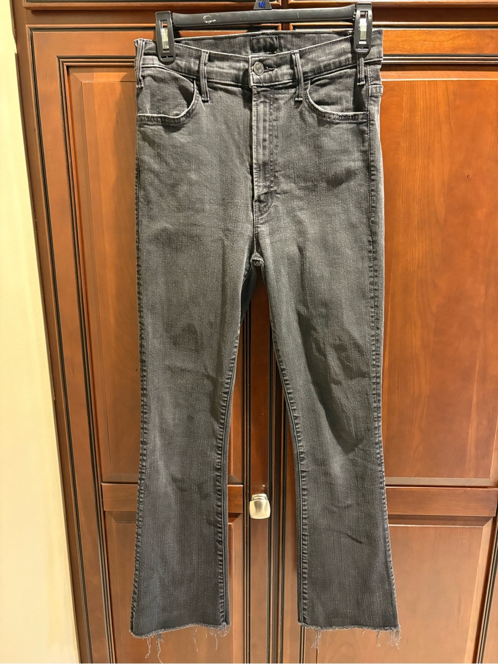 Mother The Hustler Ankle Fray Jeans in Not Guilty Wash - 28